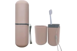 HEIPINIUYE Travel Toothbrush Case, Toothbrush Holder Travel Case Portable Toothbrush Travel Container for Bathroom Travel School Business Camping Toothbrush Case for Traveling