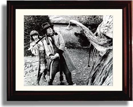 Amazon サイン入りトムベイカーレプリカ印刷 Dr Who アートフレーム ポスター オンライン通販