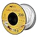 18AWG Low Voltage LED Cable 3 Conductor White Sleeve in-Wall Speaker Wire UL/cUL Class 2 (200 ft Reel)
