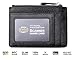 MEKU RFID Blocking Slim Leather Credit Card Wallet with Key Ring and ID Window Black