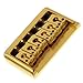 Kmise A1247 1 Pack BG-2002-D-GD Hardtail Electric Guitar Fixed Bridge, Gold