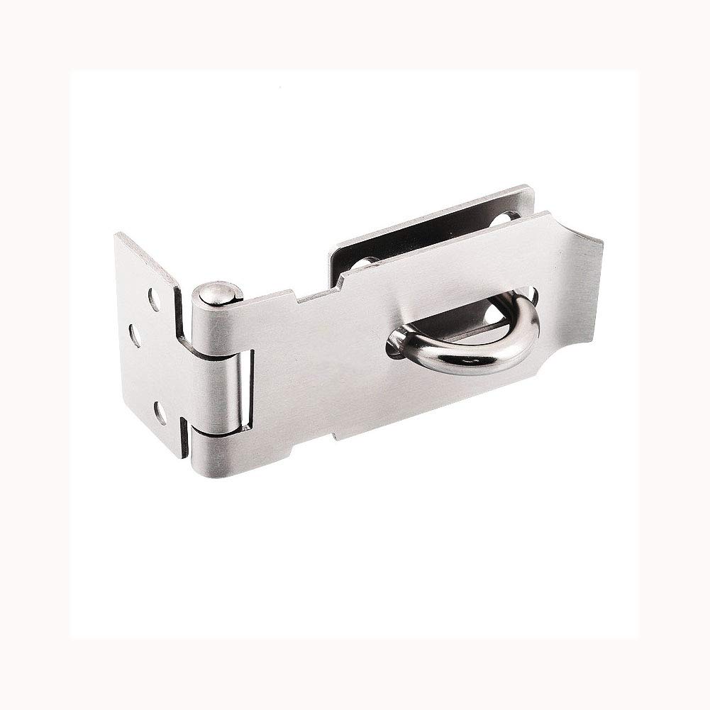 Stainless Steel Padlock Hasp, Tiberham Heavy Duty Hasp and Staple with Screws, Door Clasp Gate Lock Shed Latch Padlock Staple for Door Window Cabinet Pet Cage Crate Fitting Accessories (Small) โ image 1