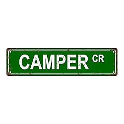 CAMPER CR Sports Vintage Metal Tin Sign, Street