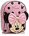 Disney Girls' Official Minnie Mouse Bow Backpack Back To School, Pink, us 4-6y