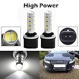 PartsSquare 2pcs 880 892 893 899 Xenon White LED Bulb Fog Light Lamp 2013 NISSAN Titan