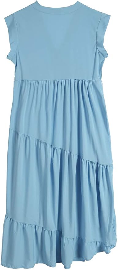 solid color sundress