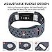 POY Replacement Bands Compatible for Fitbit Charge 2, Adjustable Breathable Wristbands with Air Holes Straps, Small Gray