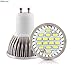 ELINKUME GU10 LED Bulbs, Cold White 6000K, 6W 720LM, 60W Halogen Spotlight Bulb Equivalent, Energy Saving GU10 LED Light Bulbs, 38°Beam Angle, Non Dimmable, Pack of 10