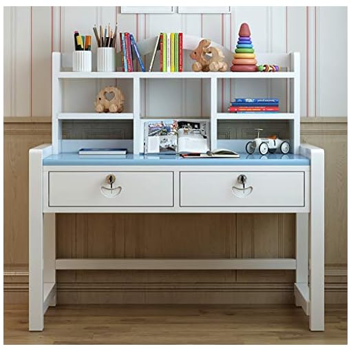 children's study table and cupboard set