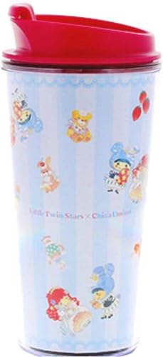 Amazon 羽海野チカ キキララ Little Twin Stars Chica Umino 二重構造プラスチックタンブラー 360ml イオン限定 ノベルティ アニメ 萌えグッズ 通販