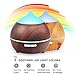 2 PACK Oil Diffuser, 250ml Wood Grain diffuser With 8 Colorful LED Light, Auto Shut Off Cool Mist Humidifier, Adjustable Mode Aroma Diffuser For Baby, Yoga, Spa, Home, Office (2 Pack)thumb 1