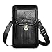 Premium Genuine Cowhide Leather Purse Fit For iPhone XS Max iPhone 8 Plus iPhone 7 Plus Holster Pouch Waist Bag Shoulder Bag Small Messenger Bag Crossbody Purse For iPhone 6S Plus Samsng LG Phones