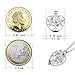 Angel caller Tree of Life Women Sterling Silver Necklace Colorful Diamond Eternal Love Heart Pendant Jewelry for Women Thanksgiving gift