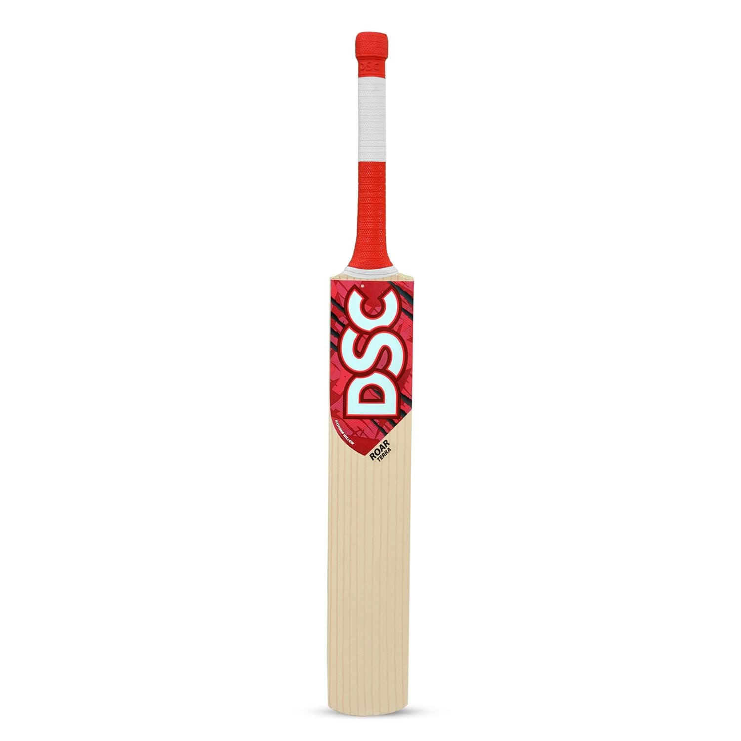 DSC Roar Terra Cricket Bat For Mens and Boys (Beige, Size -1) | Material: Kashmir Willow | Lightweight | Free Cover | Ready to play | For Intermediate Player | Ideal For Leather Ball
