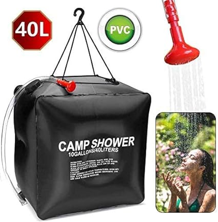 Gartendusche Solar 40 L Solardusche Camping 2 0 Mobile Aussendusche Verbessertes Konzept 2020 Fur Garten Pool Outdoor Zum Aufhangen Mit Handbrause Schwarz Amazon De Sport Freizeit