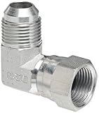 Eaton Weatherhead C5506X10 Carbon Steel SAE 37 Degree (JIC) Flare-Twin Fitting, Swivel, 90 Degree Elbow, 5/8