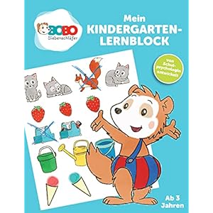 Bobo Siebenschläfer – Mein Kindergarten Lernblock Taschenbuch – 4. April 2022