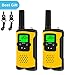 E-wor Walkie Talkies Kids,22 Channels FRS/GMRS UHF Kids Walkie Talkies, 2 Way Radios 4 Miles Long Range Rechargeable Walkie Talkies Kids Best Birthday Gift Toys Flashlight,1 Pair(Yellow)