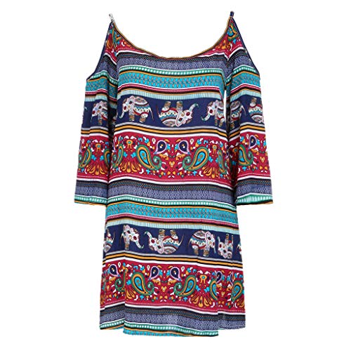 4 Dress+Shoulder+Bohemian+Straight+Lightweight