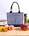 Bagbang Insulated Lunch Bags for Women Girls Cooler Tote Bags Reusable Cute Lunch Box for Adult Waterproof Snack Bags Hand Bag (Blue&White Stripe)