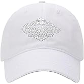 Custom Personalized Baseball Cap Hats Customize DTF Printing Design Logo Text Image