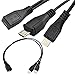 Micro USB 5P Female jack to 2 Micro 5pin male Splitter Y Charge cable 4 Samsung