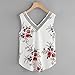 TOPUNDER Women Clothing 2018 Women Floral Casual Tops Sleeveless Crop Vest Tank Shirt Blouse Cami by Topunder