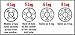 2-Pack Trailer Tires On Galvanized Rims 18.5x8.5-8 18.5 x 8.5-8 Load C 5 Lug