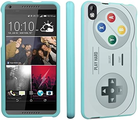 HTC Desire 816 Case, DuroCase Hard Case Mint for HTC Desire 816 Virgin Mobile (Released in 2014) - (Video Game Controller)