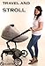 Breastfeeding Nursing Scarf And Multi Use Cover With 6 Nursing Pads.Car Seat Canopy,High Chair,Stroller Cover.For Baby Boys,Girls,Infants,Toddlers.Breathable Stretchy Full Coverage infinity shawl