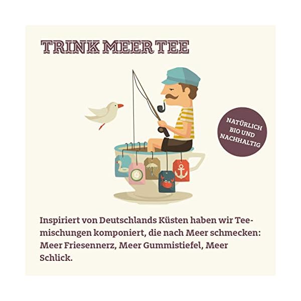 Trink Meer Tee AUF TAUCHSTATION - ein aromatisierter Früchtetee mit Sanddorn, Orange-Mandarine | 150g – Bild 7
