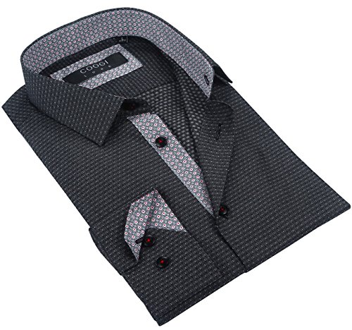 Coogi Luxe 100 Cotton Mens Charcoal With Polka Dot Trim | Desertcart  Maldives