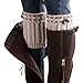 WILLTOO 2015 Women Leg Warmer Knit Boot Socks Topper Cuff (Beige)