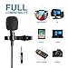 Lavalier Lapel Microphone Professional Grade - Omnidirectional Mic with Easy Clip, Perfect for Recording Youtube/Interview/Video Conference/Podcast/Voice Dictation/iPhone/Android/Dslr