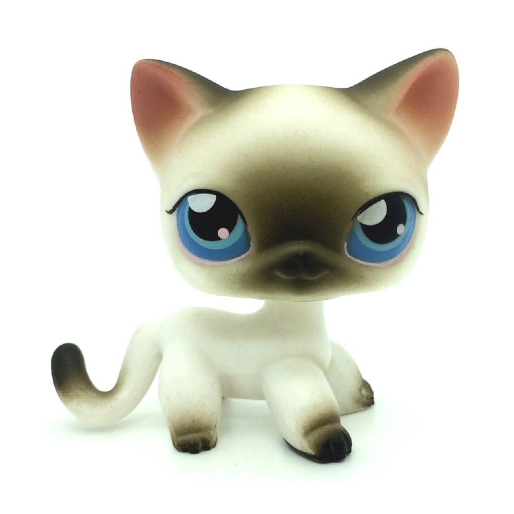 Amazon Com Kenven Rare Littlest Pet Shop Black White Short Hair