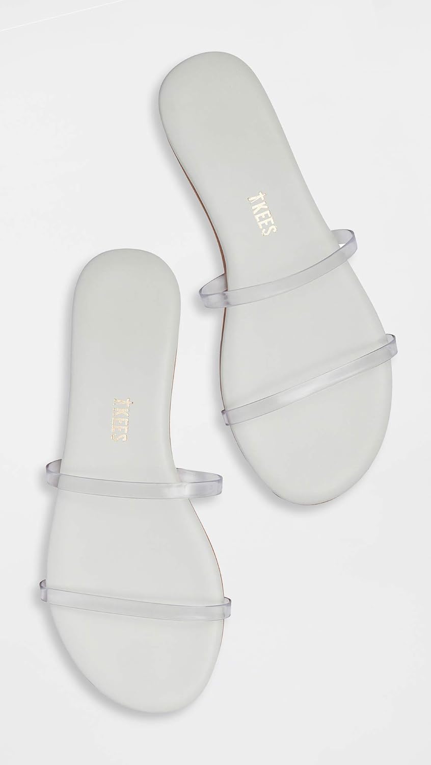 tkees clear flip flops