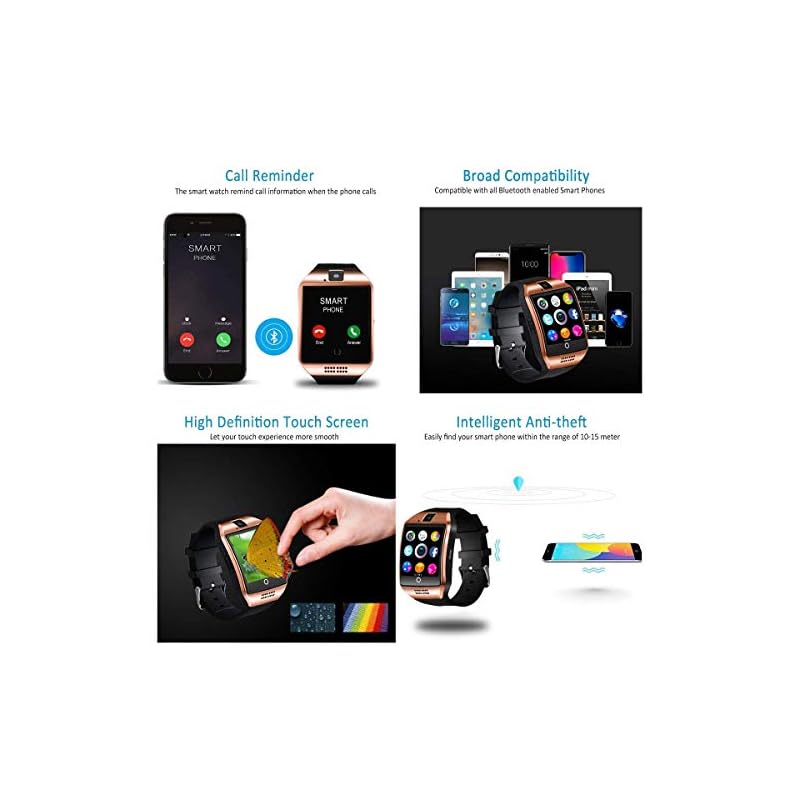smart wrist watch for all android smartphones