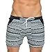 Taddlee Men's Swimwear Swimsuits Long Basic Swim Surf Board Boxer Trunks, Black, Medium