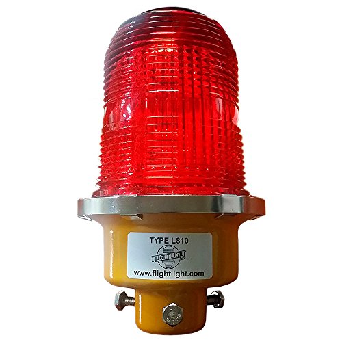 Aircraft Warning Light L810 Red Beacon Incandescent Tower Obstruction
