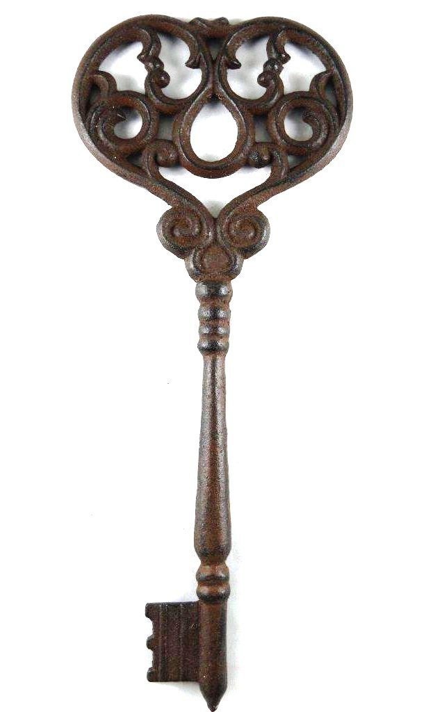 Large Iron Decorative Skeleton Key 786295170023 eBay