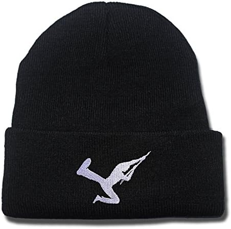 HEJIAXIN Kids American Ninja Warrior Logo Beanie Fashion Unisex Embroidery Beanies Skullies Knitted Hats Skull Caps