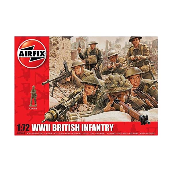 Airfix A00763 Figuren WWII British Infantry N.Europe, grau – Bild 5