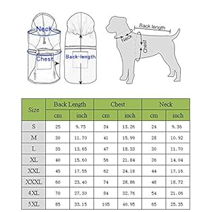 PPING Giacca Impermeabile Cane Cappotto Impermeabile per Cani con Cappuccio Cappottini per Cani di Media Taglia…