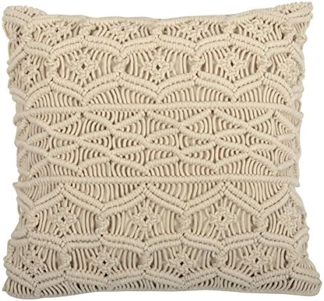 Foreside FIPL04130 Macrame Cushion Pillow