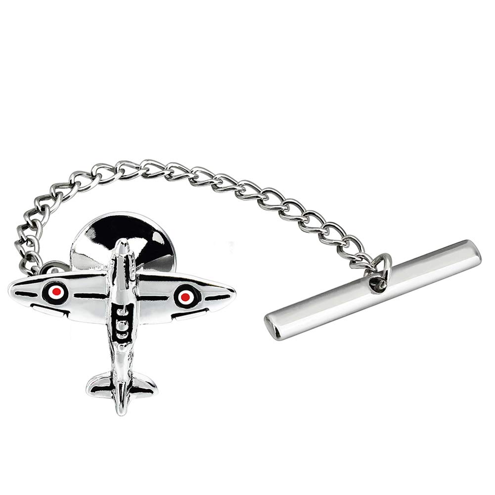 HAWSON Men's Tie Tack Pins Interesting TiePin with Chain for Men