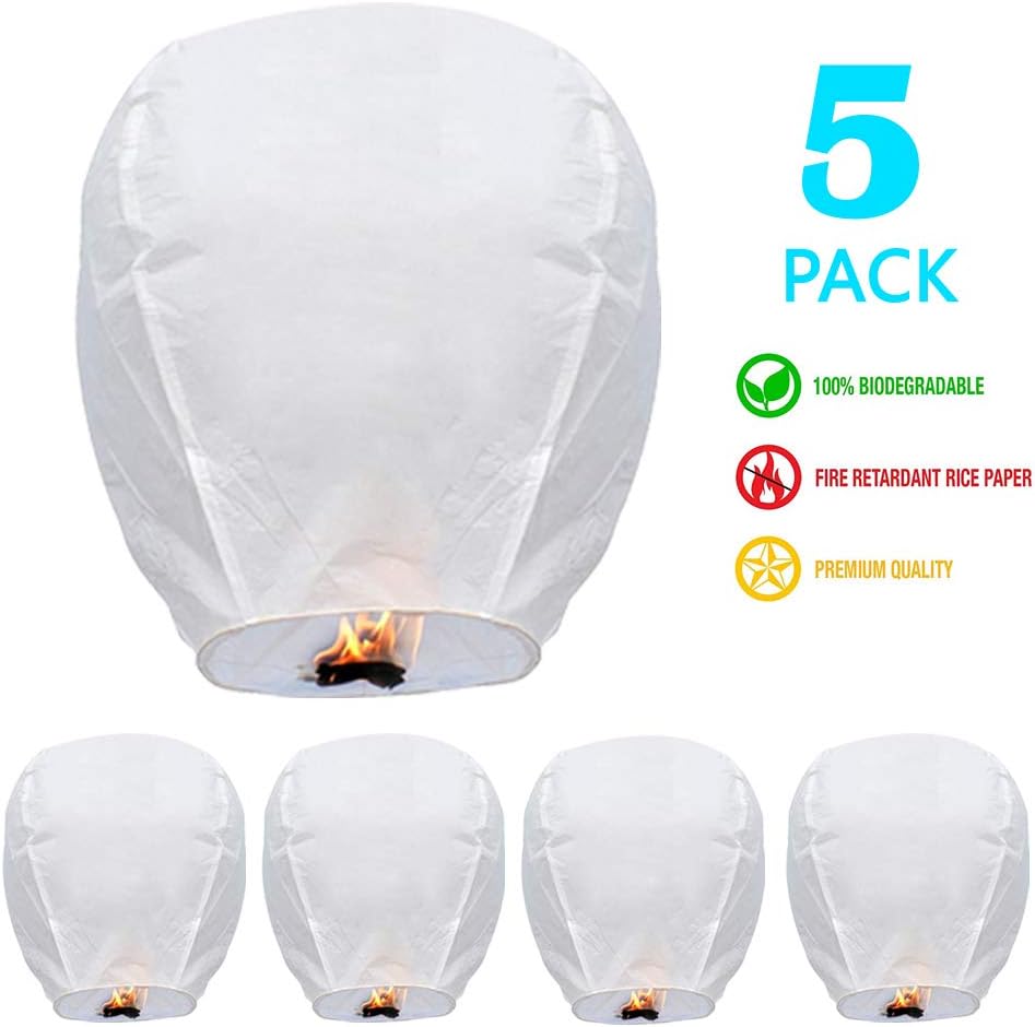 Sky Lanterns Japanese Paper Lantern Biodegradable, Wedding/New Years/Festival by Swenafer