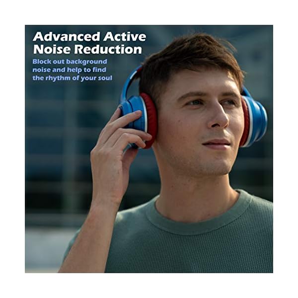 Noise-Cancelling-Headphones-Wireless-Bluetooth-50Srhythm-2020-Version-NC15-Foldable-Over-ear-Headset-with-Microphones-for-Online-ClassHome-OfficeTVPCCell-Phone Srhythm Noise Cancelling Headphones Wireless Bluetooth 5.0, NC15 Foldable Over-ear Headset with Microphones for Online…