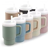 Silicone Kids Tumbler with Lid and Straws