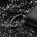 Shuremaster 4mm 6mm 8mm 10mm Tungsten Carbide Wedding Band for Men Women Engraved I Love You Couple Ring Black/Blue Brushed Size 4-15