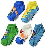 Nickelodeon Boys' Bubble Guppies 5 Pack Shorty Socks